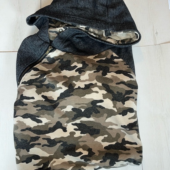 Women’s Camo Camouflage Hoodie Hooded Sweatshirt - Picture 5 of 7
